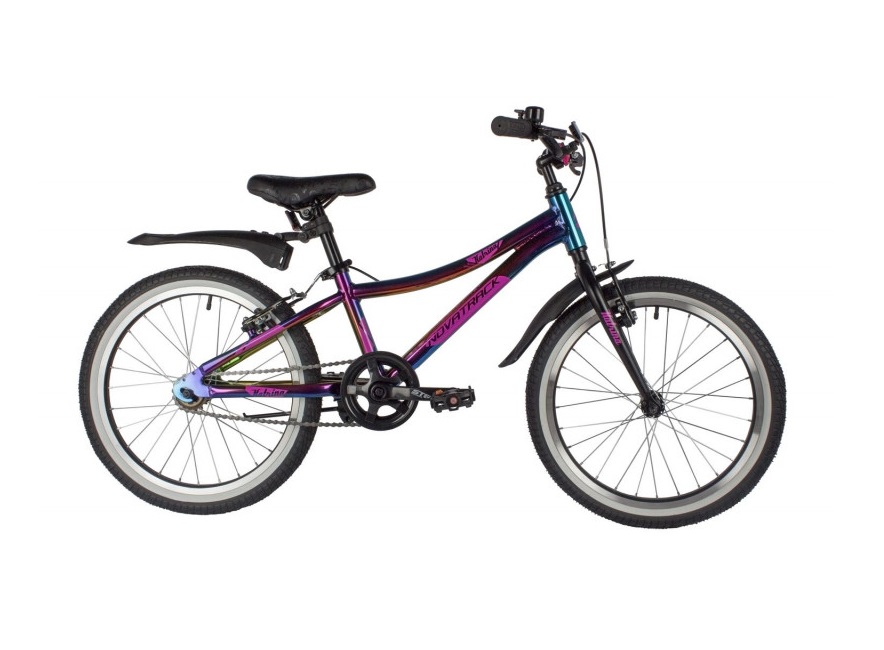 Велосипед Novatrack Katrina 2022 One Size фиолетовый