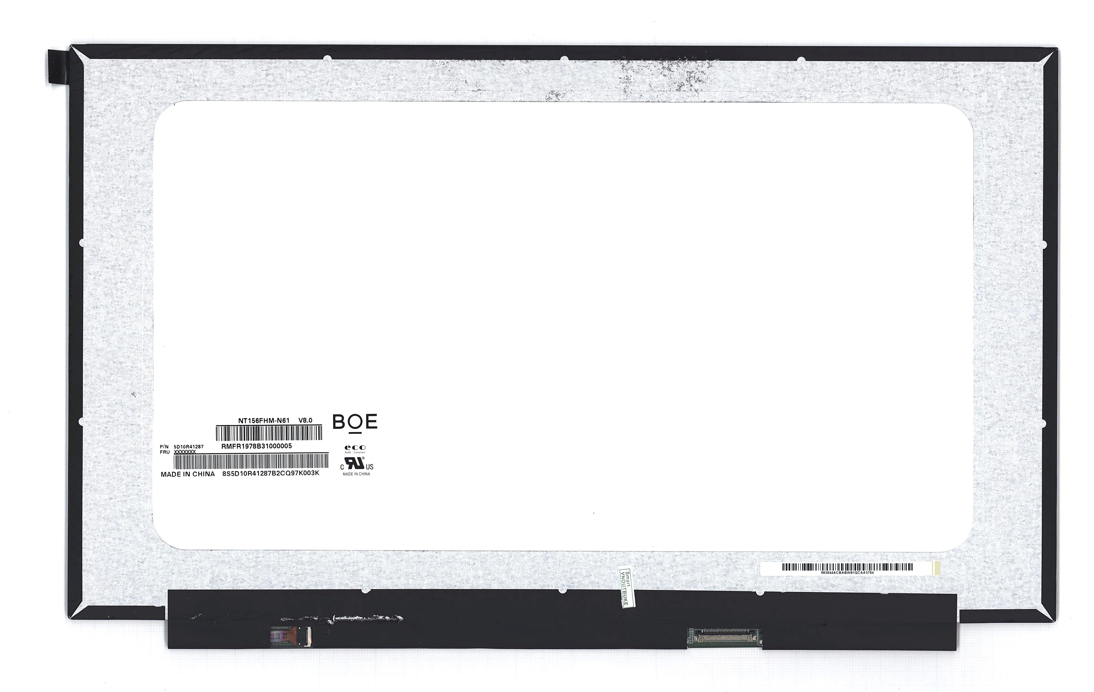 

Матрица OEM для ноутбука NT156FHM-N61 (100174573V), совместимая с p/n: NT156FHM-N61
