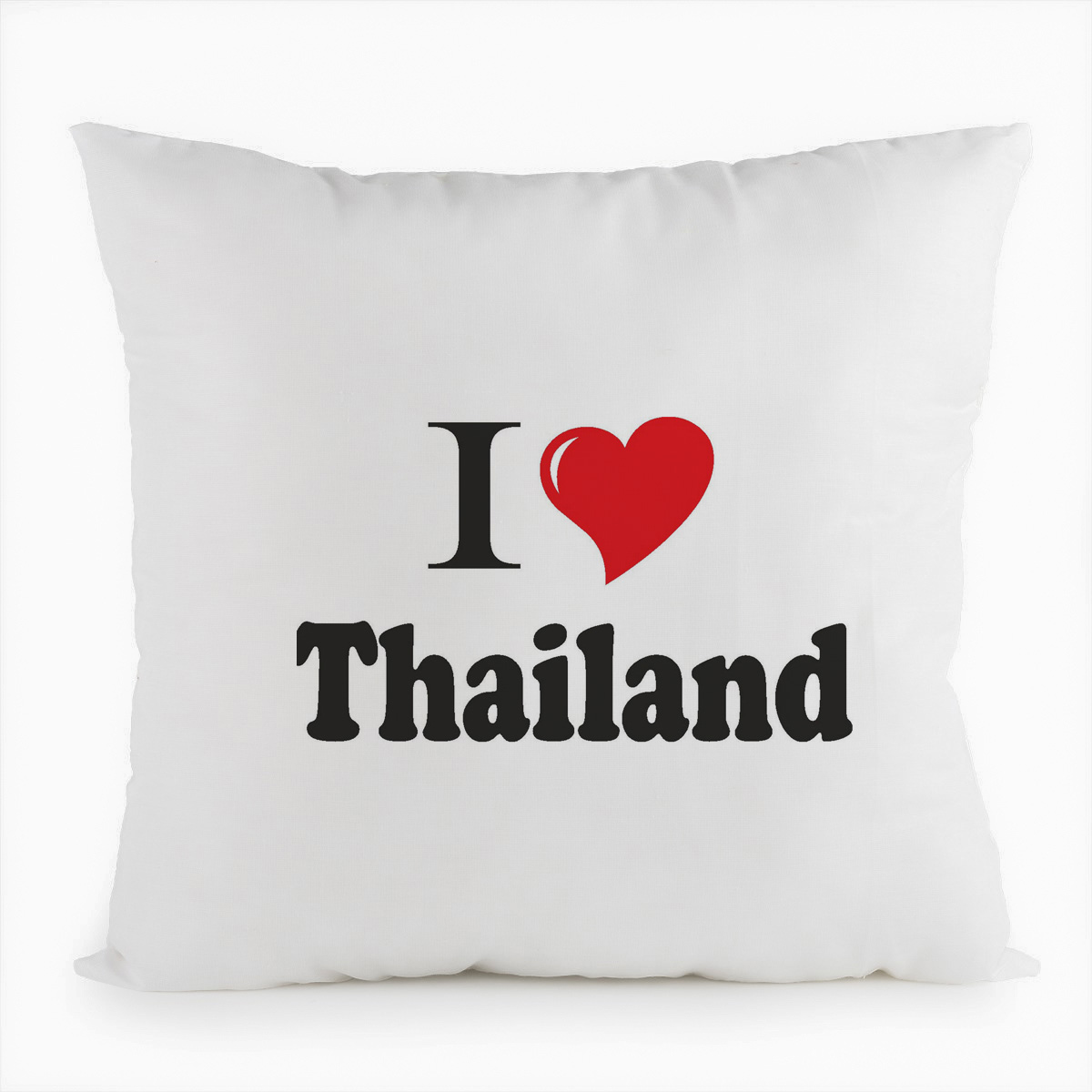 фото Подушка белая coolpodarok путешествия. i love thailand