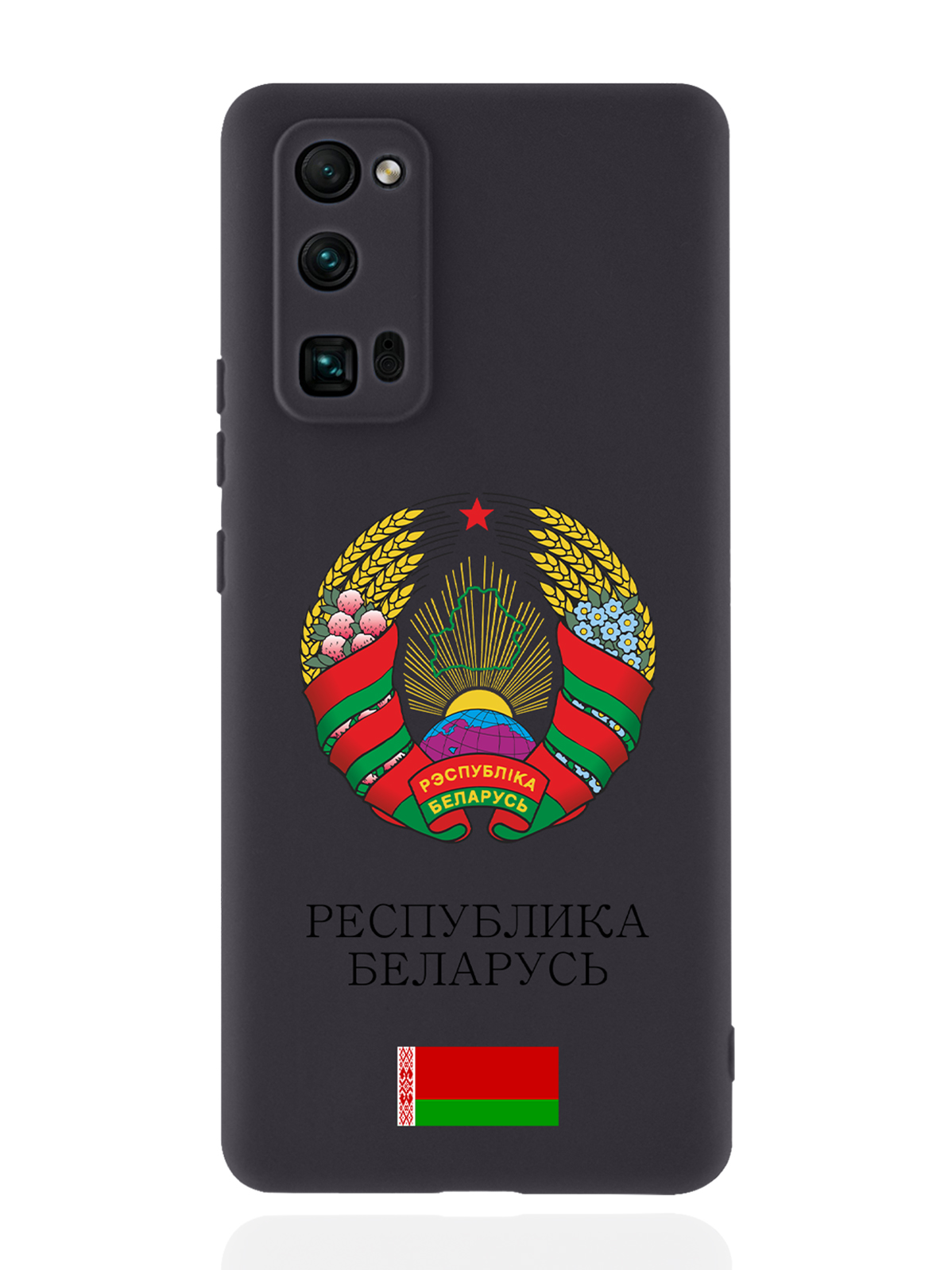 

Чехол SignumCase для Honor 30 Pro Герб Белоруссии/Герб Беларусичерный, Разноцветный