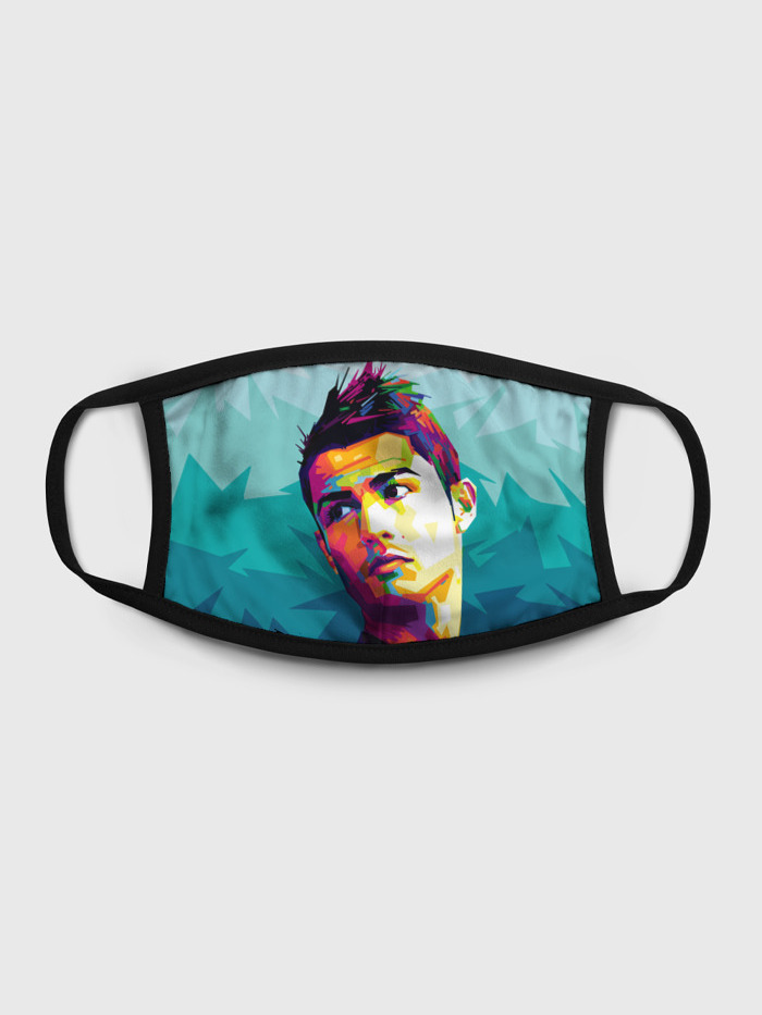 

Многоразовая маска унисекс Burnettie Cristiano Ronaldo, Разноцветный, Cristiano Ronaldo