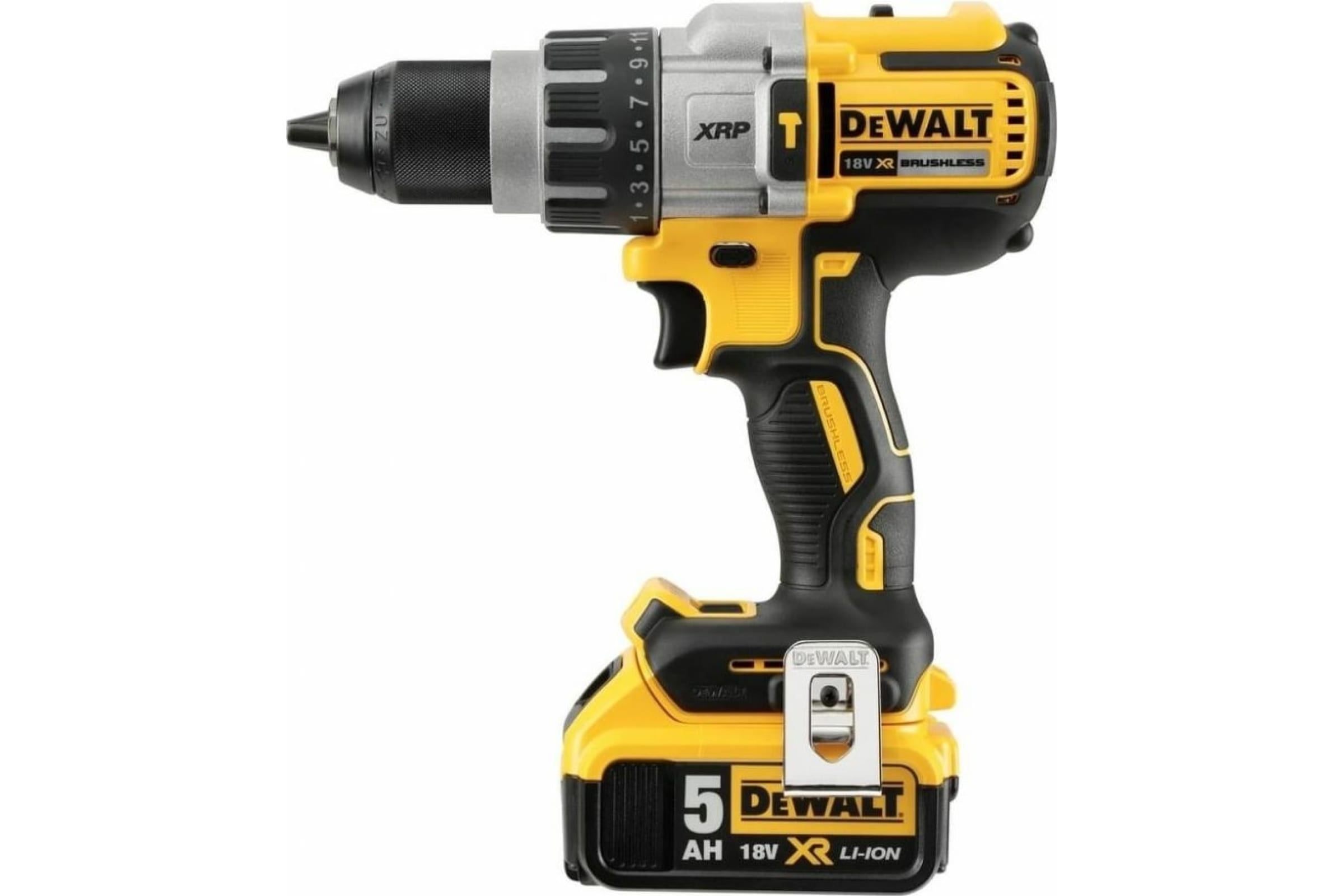 DEWALT 18 В XR ударная дрель-шуруповерт XRP 2 АКБ XR Li-Ion 5.0Ач+1 АКБ XR Li-Ion 6.0Ач DC