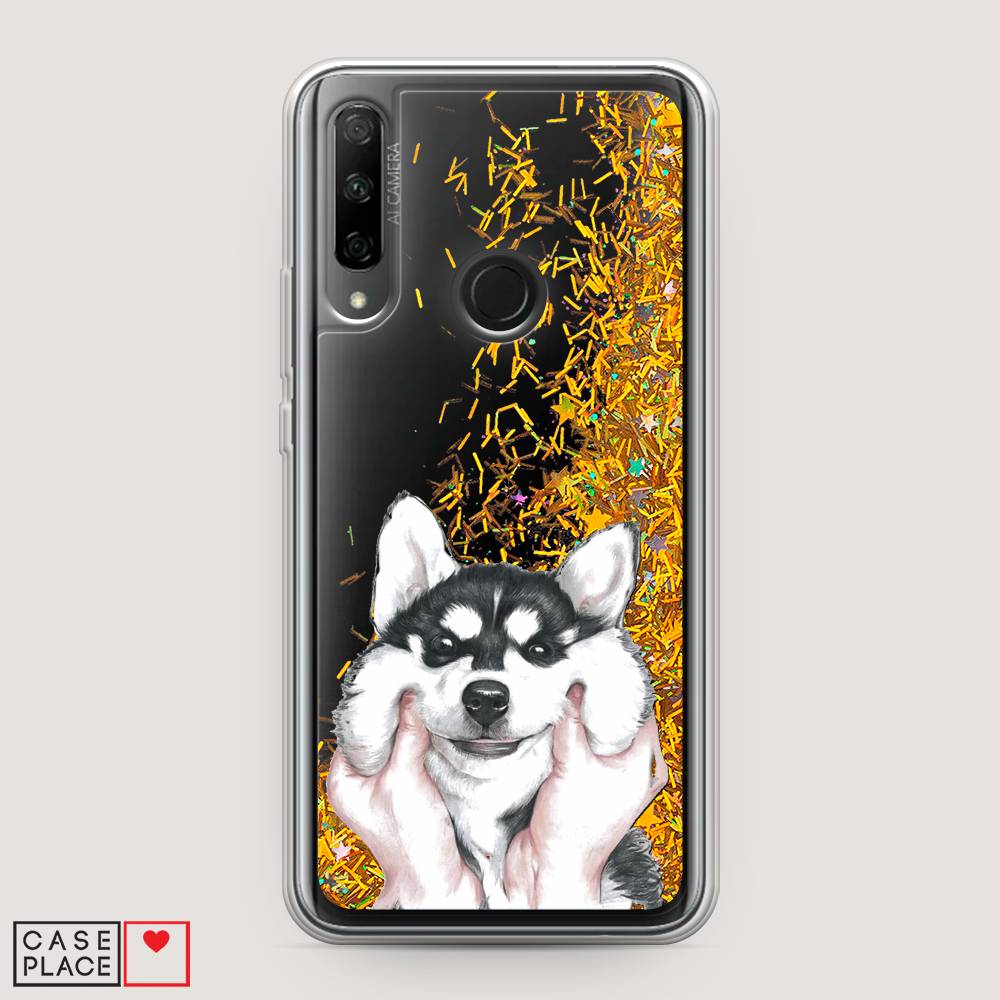 

Чехол Awog на Honor 9X Premium "Щечки хаски", Разноцветный, 610690-1
