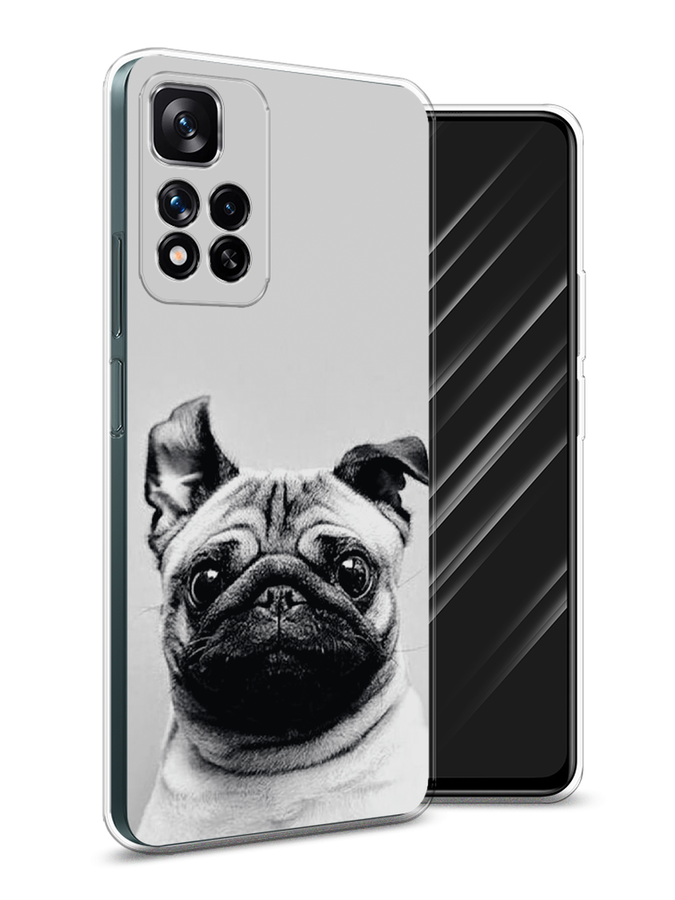 

Чехол Awog на Xiaomi Redmi Note 11 Pro Plus 5G "Ушастый мопс", Разноцветный, 312150-1