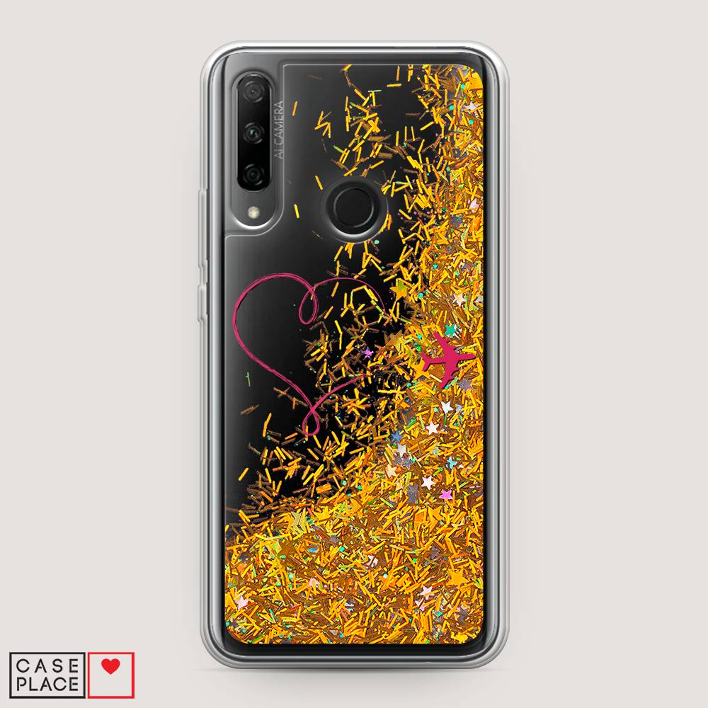

Чехол Awog на Honor 9X Premium "Сердце и самолет", Разноцветный, 610690-1