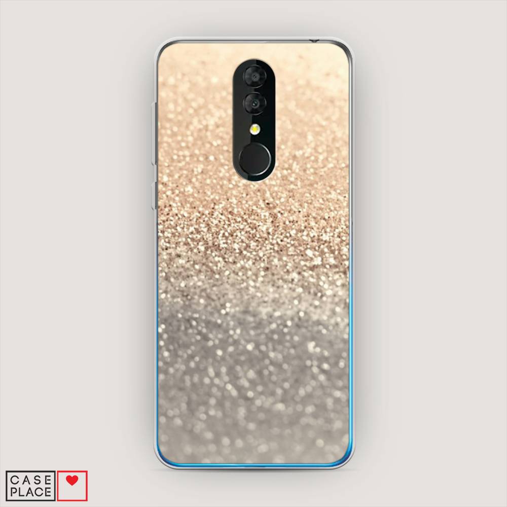 

Силиконовый чехол "Песок золотой рисунок" на Alcatel 3 5053Y (2019)