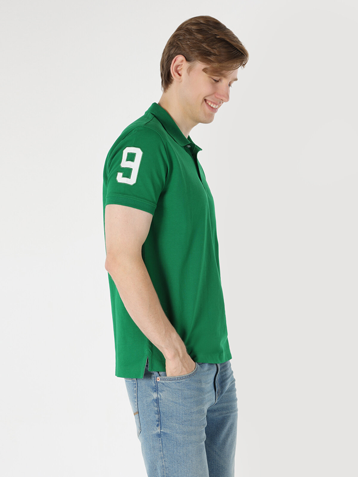 

Футболка мужская Colin's CL1062964_Q1.V1 зеленая 2XL, Зеленый, CL1062964_Q1.V1