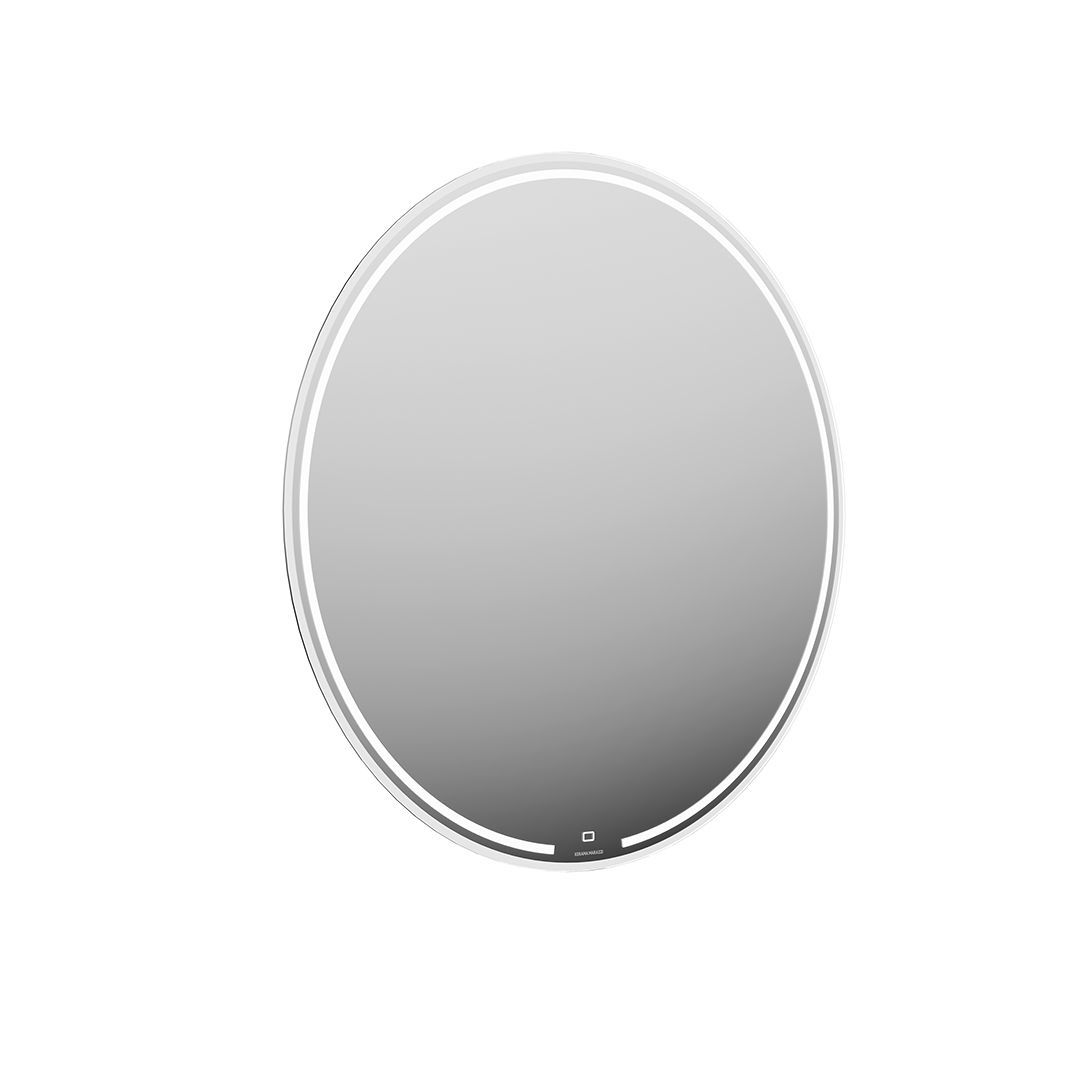 MIO.mi.80D/WHT Зеркало MIO круглое с диммером 80, белое Цена за 1 шт.