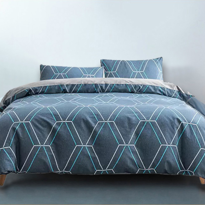 Комплект постельного белья Como Living Bed Sheets Dark Blue