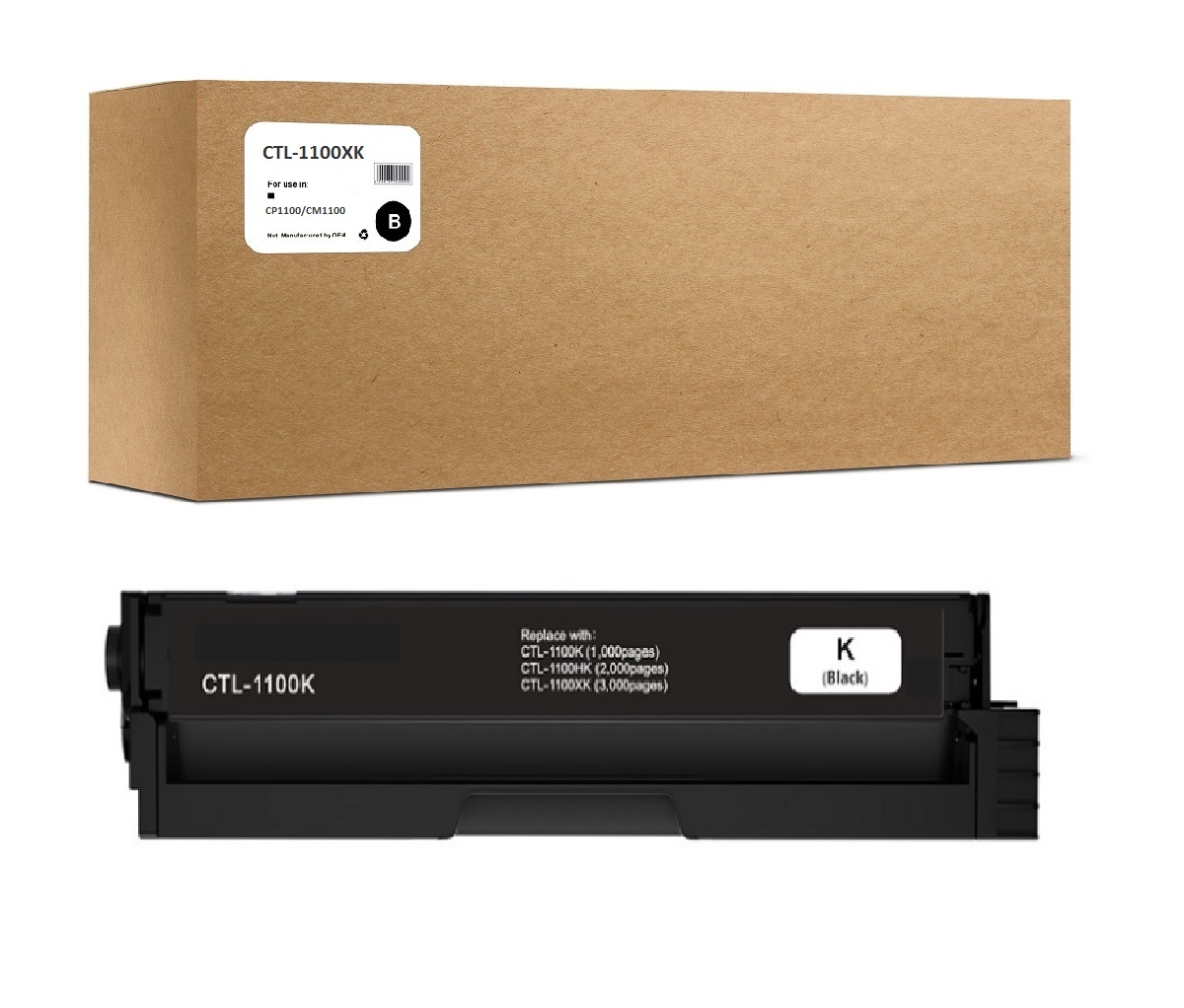 

Картридж OEM CTL-1100XK, Черный, OEM CTL-1100XK