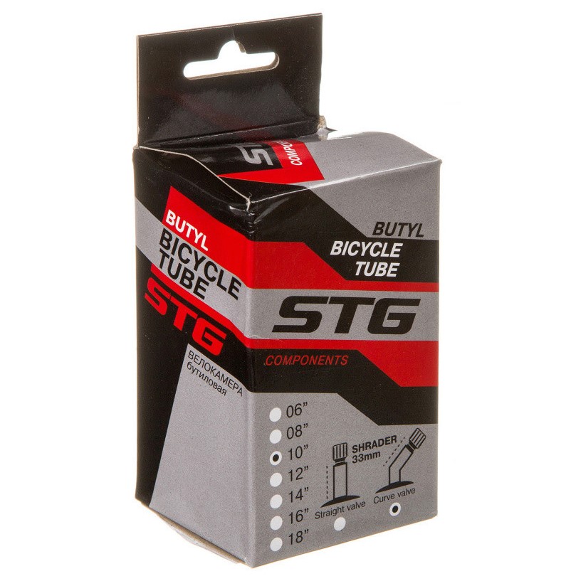 

Велосипедная камера STG Х95434 10", 1,95"-2,25", Черный, Х95434
