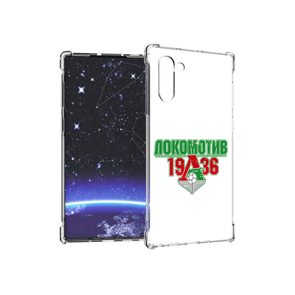 

Чехол MyPads Tocco для Samsung Galaxy Note 10 ФК локомотив 1936 (PT135782.511.182), Прозрачный, Tocco