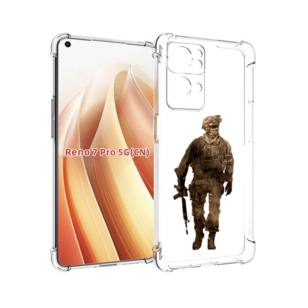 

Чехол MyPads call-of-duty мужской для OPPO Reno7 Pro 5G, Прозрачный, Tocco
