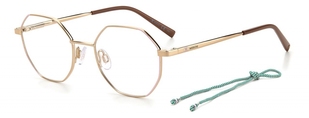 Оправа для очков женская M Missoni MMI-103969S454818 золотистая