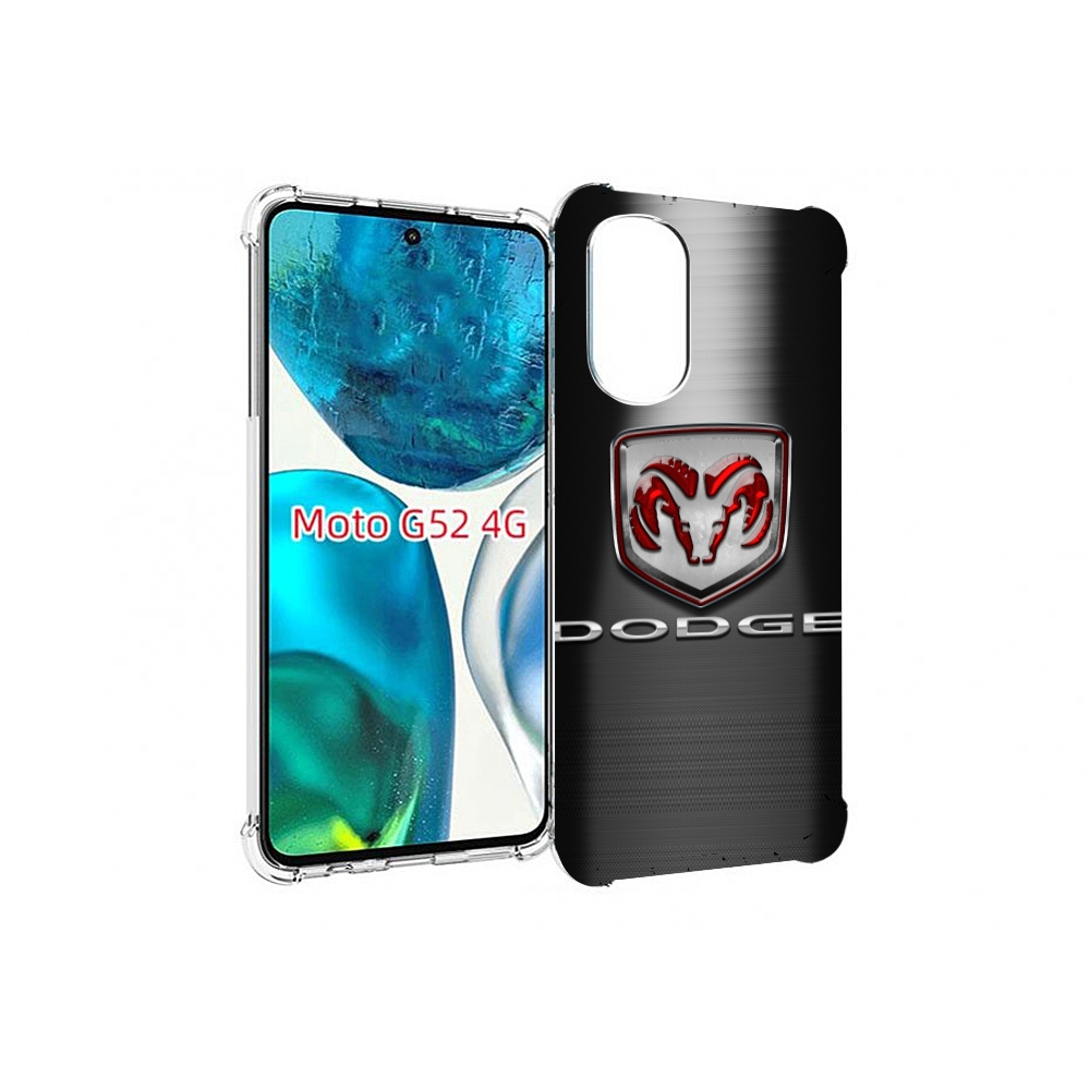 

Чехол MyPads dodge 1 мужской для Motorola Moto G82 / Moto G52, Прозрачный, Tocco
