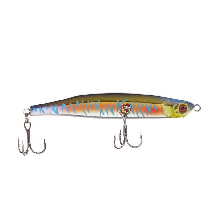 

Воблер Namazu Iron minnow, 90 мм, 6 г, минноу, плавающий (0-0.5 м), цвет 18, Золотистый