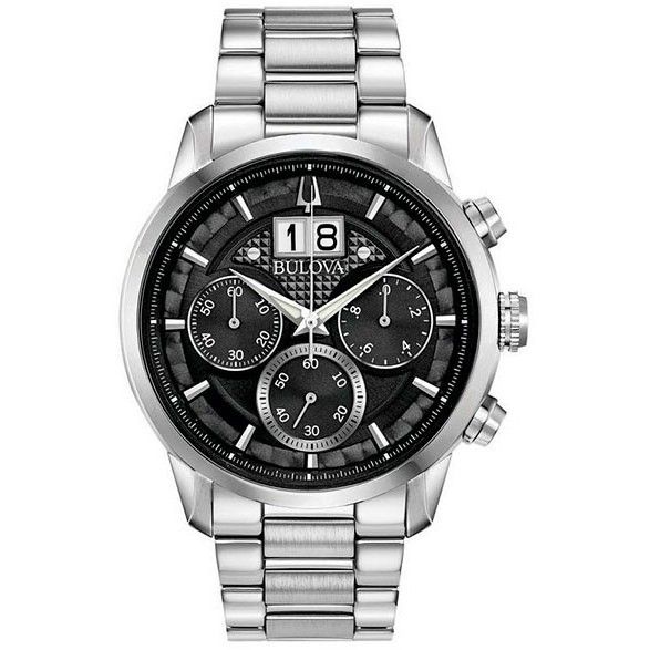 фото Наручные часы мужские bulova 96b319 серебристые