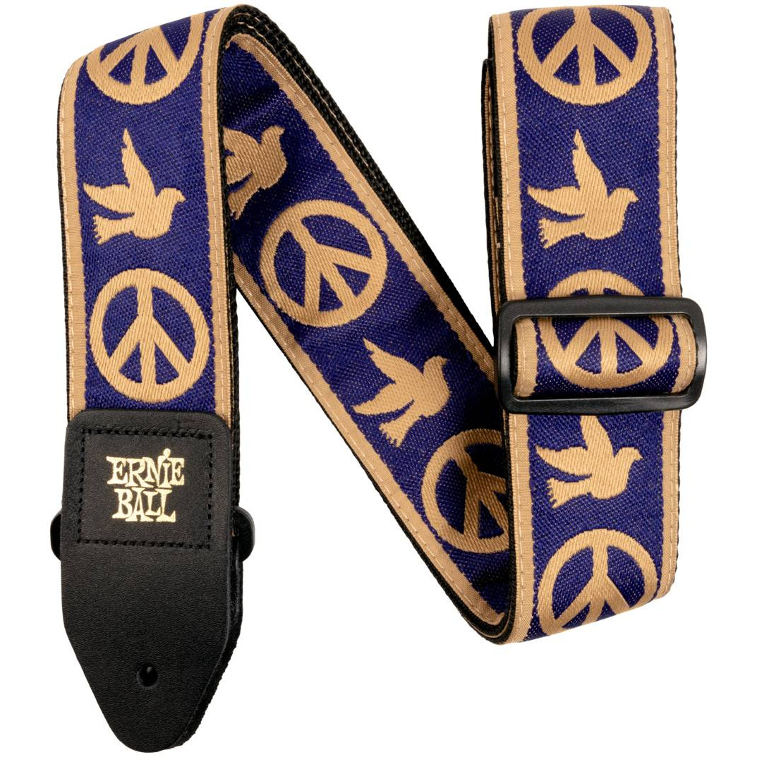 фото Ernie ball 4699 jacquard peace love dove ремень для гитары