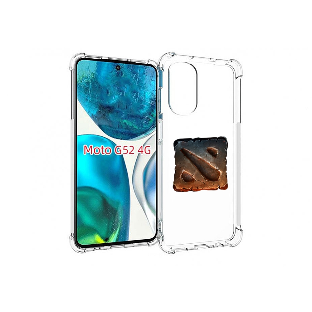 

Чехол MyPads dota 2 логотип 2 для Motorola Moto G82 / Moto G52, Прозрачный, Tocco