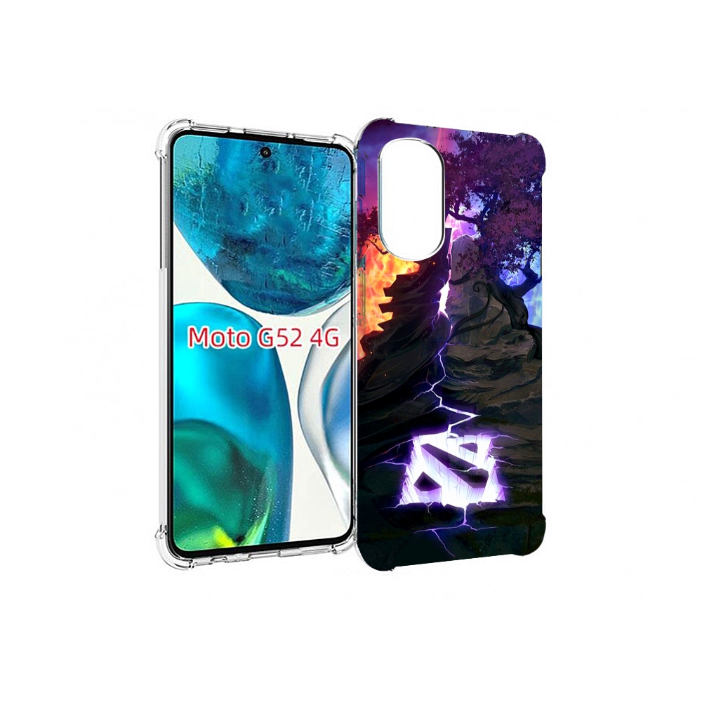

Чехол MyPads dota 2 логотип для Motorola Moto G82 / Moto G52, Прозрачный, Tocco