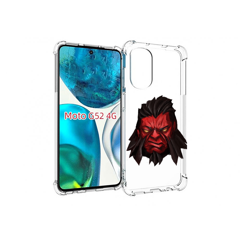 

Чехол MyPads dota-2-axe для Motorola Moto G82 / Moto G52, Прозрачный, Tocco