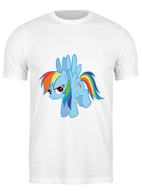 

Футболка мужская Printio My little pony friendship is magic белая XL, Белый, My little pony friendship is magic