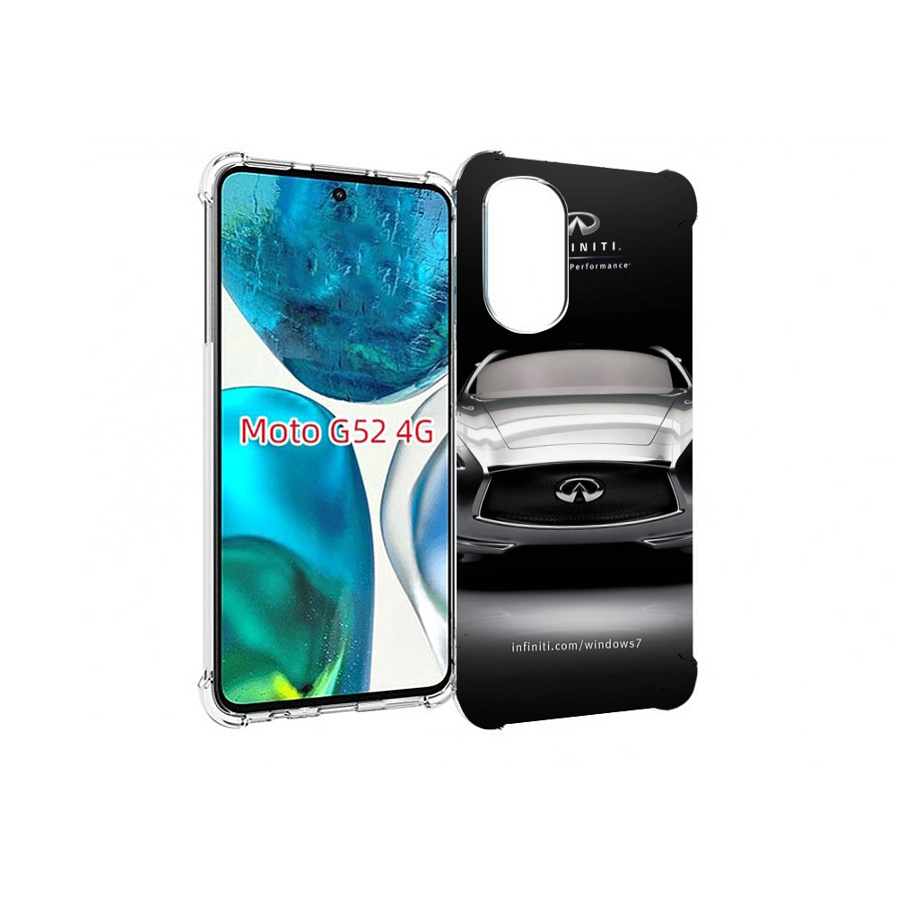 

Чехол MyPads infiniti-1 для Motorola Moto G82 / Moto G52, Прозрачный, Tocco