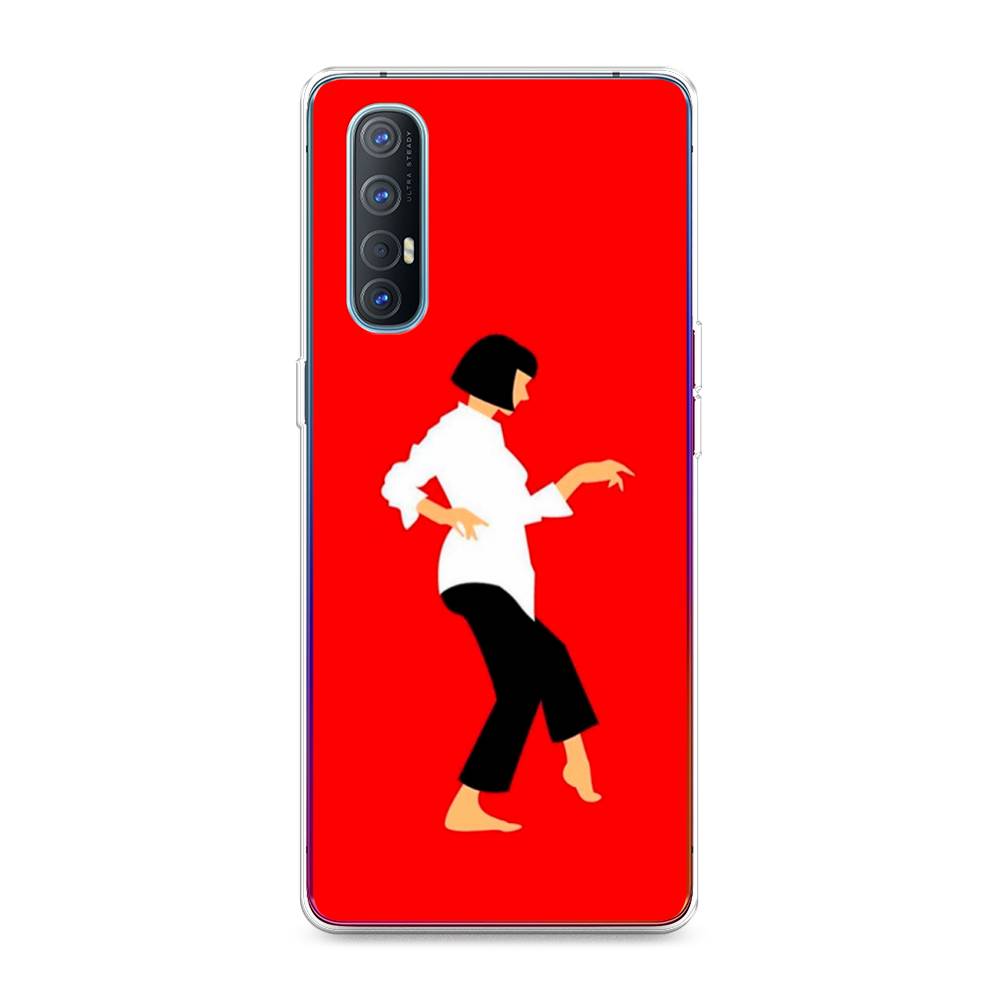 

Чехол Awog на Oppo Reno 3 Pro "Криминальное чтиво 1", Разноцветный, 252550-7