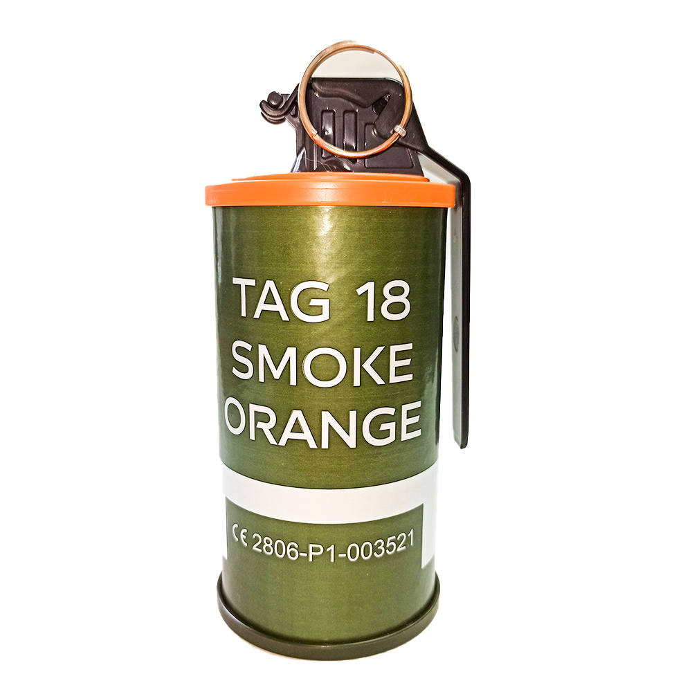 

Шашка дымовая TAG-18 Smoke Orange, Зеленый;оранжевый, TAG-18 Smoke Orange