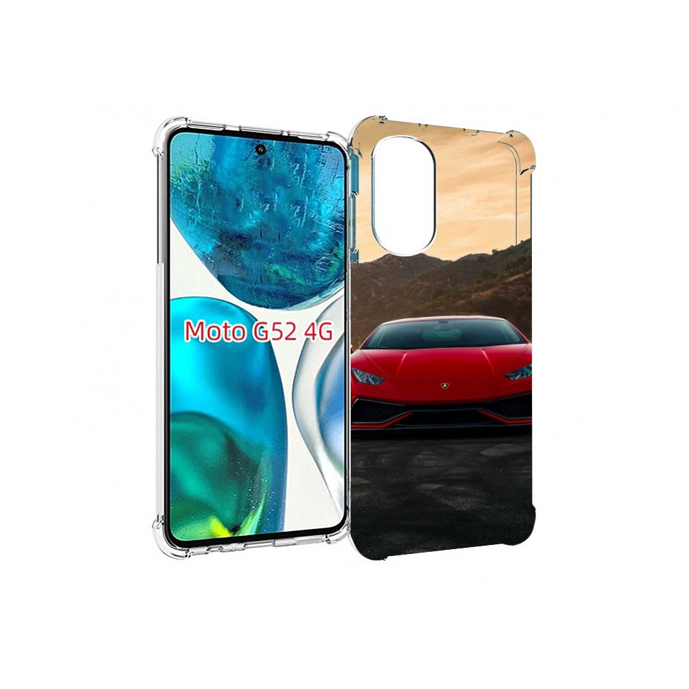 

Чехол MyPads lamborghini 1 мужской для Motorola Moto G82 / Moto G52, Прозрачный, Tocco