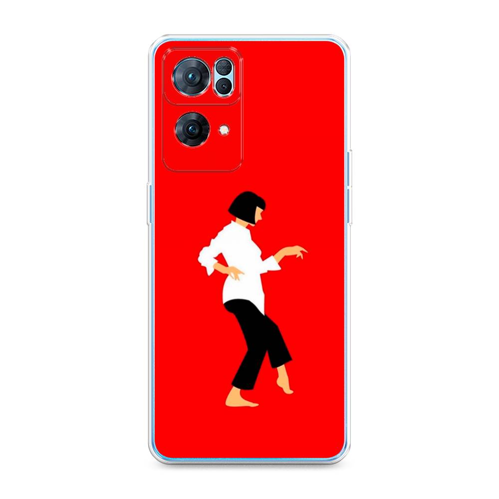

Чехол Awog на Oppo Reno 7 Pro "Криминальное чтиво 1", Разноцветный, 258250-7
