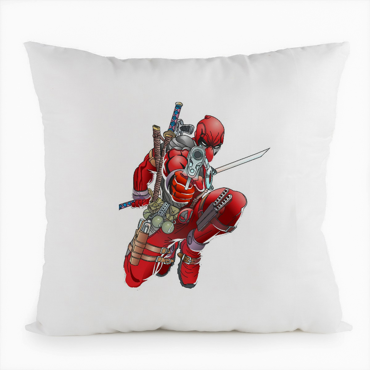 

Подушка белая CoolPodarok Дедпул. Dead pool