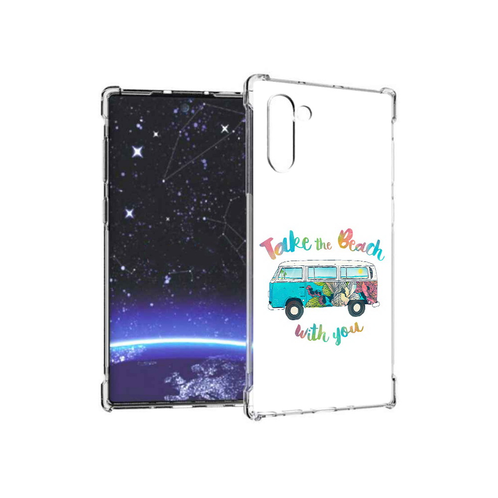 Чехол MyPads Tocco для Samsung Galaxy Note 10 Хиппи автобус (PT135782.511.190)