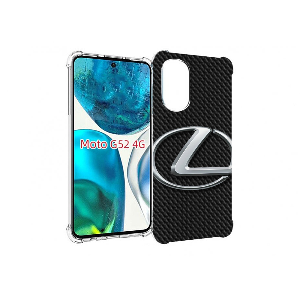

Чехол MyPads lexus 3 для Motorola Moto G82 / Moto G52, Прозрачный, Tocco