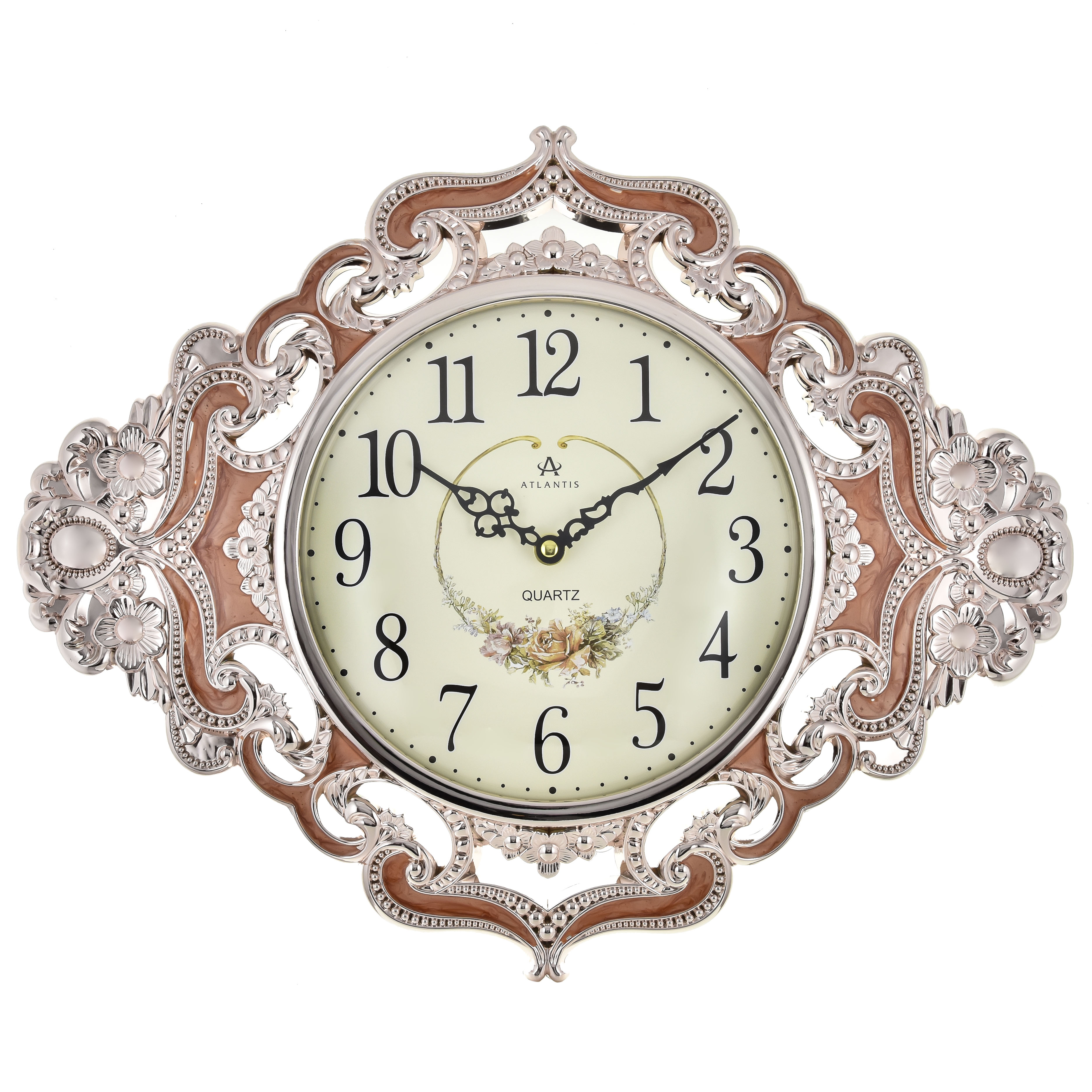 

Интерьерные часы Atlantis TIME TLD-35202 gold/brown, TLD-35202