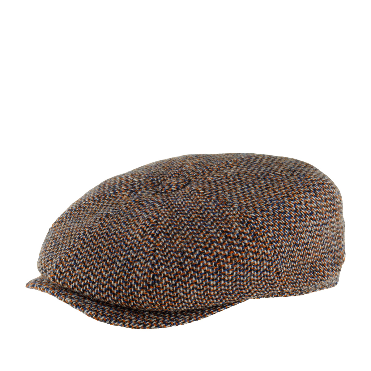 

Кепка восьмиклинка унисекс Stetson 6840815 HATTERAS HARRIS TWEED синяя/оранжевая, р.55, Синий, 6840815 HATTERAS HARRIS TWEED