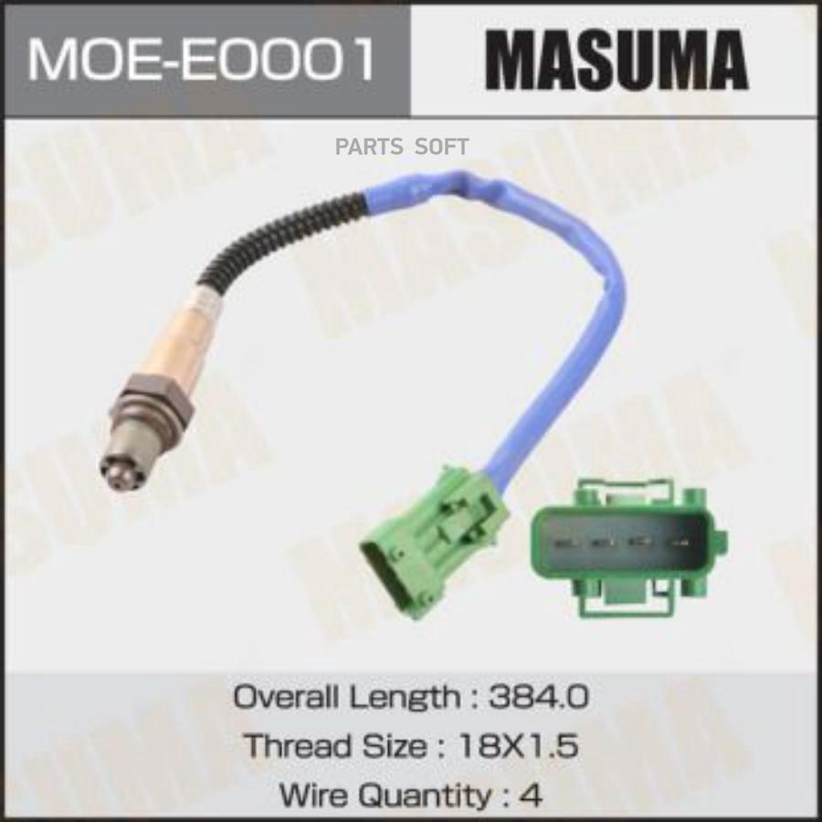 

Лямбда Зонд Masuma Moee0001 Peugeot 308, Citroen C4 / Tu5jp4,Xu7jp4 Masuma арт. MOEE0001