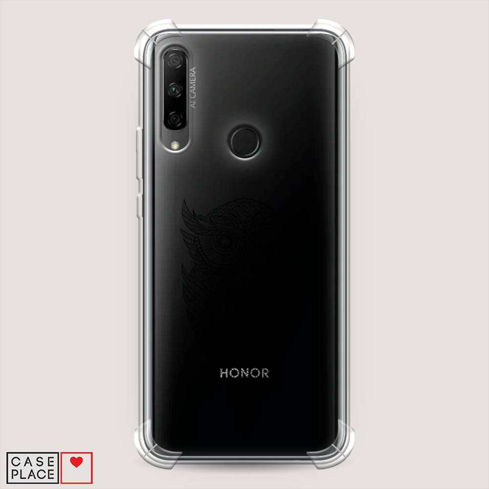 

Чехол Awog на Honor 9X Premium "Филин графика", Разноцветный, 610651-1