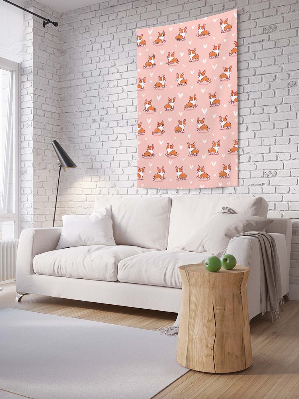 

Вертикальное фотопанно на стену JoyArty Корги королевы 100x150 см, Корги королевы