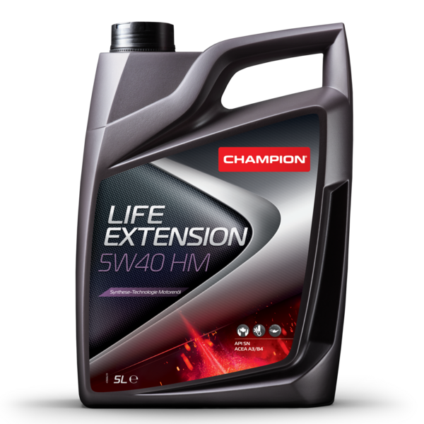 Моторное масло Champion LIFE EXTENSION 5W40 HM 5л