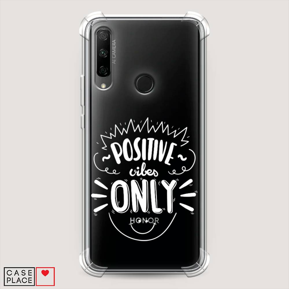 

Чехол Awog на Honor 9X Premium "Positive vibes only графика", Разноцветный, 610651-1