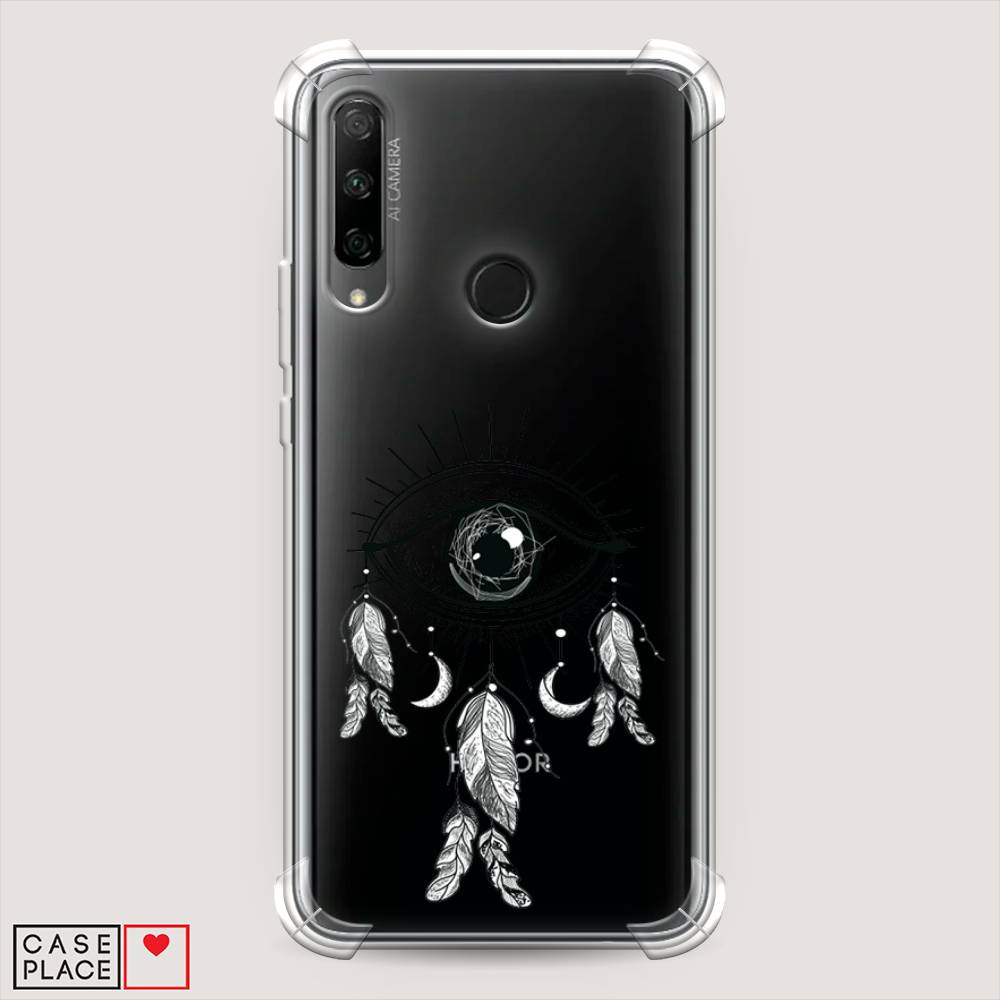 

Чехол Awog на Honor 9X Premium "Всевидящее око-ловец снов", Разноцветный, 610651-1