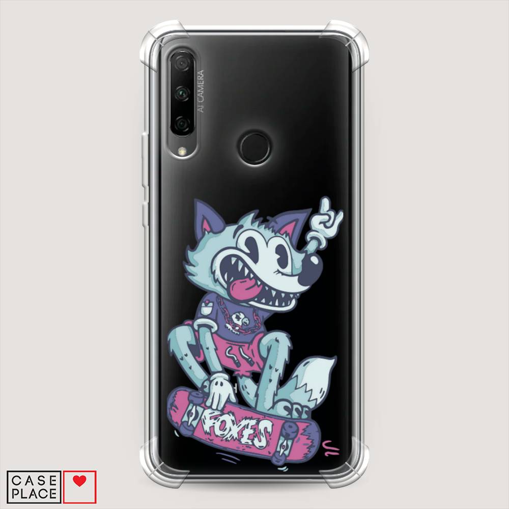 

Чехол Awog на Honor 9X Premium "Foxes", Разноцветный, 610651-1