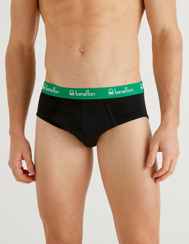 

Слипы мужские United Colors of Benetton 21A_3OP82S1RW черные L, 21A_3OP82S1RW