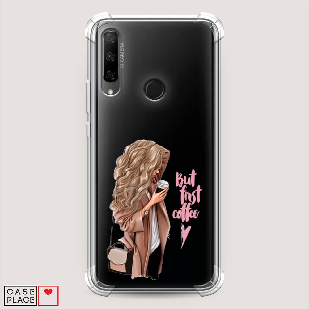 

Чехол Awog "Девушка с кофе" для Honor 9X Premium
