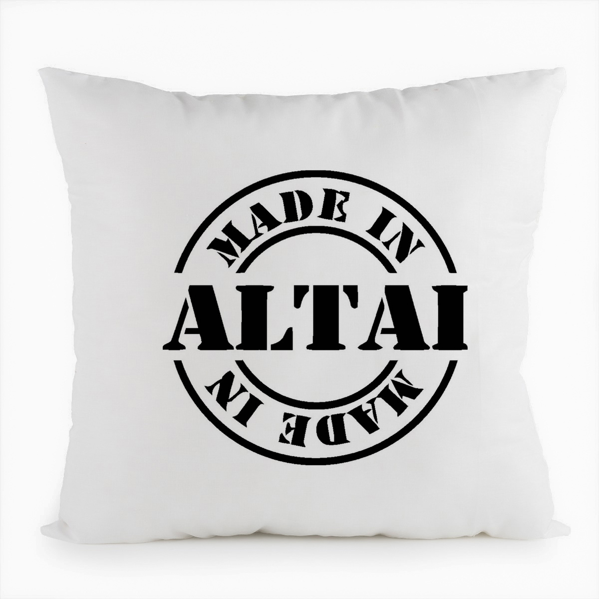 фото Подушка белая coolpodarok made in altai (сделанно на алтае)