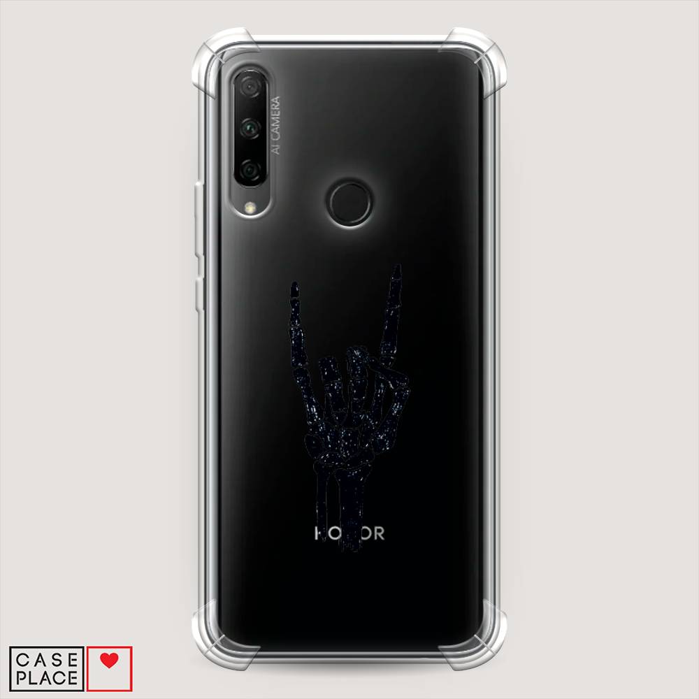

Чехол Awog на Honor 9X Premium "Rock for a skeleton", Разноцветный, 610651-1