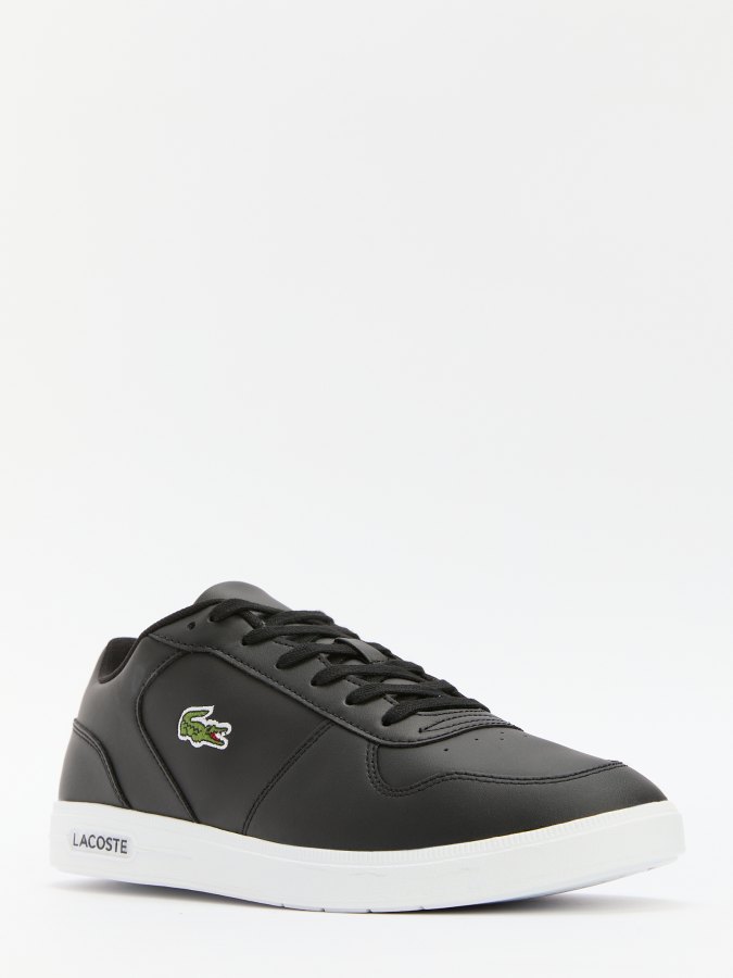 

Кеды мужские Lacoste 748SMA0114 черные 39.5 EU, Черный, 748SMA0114