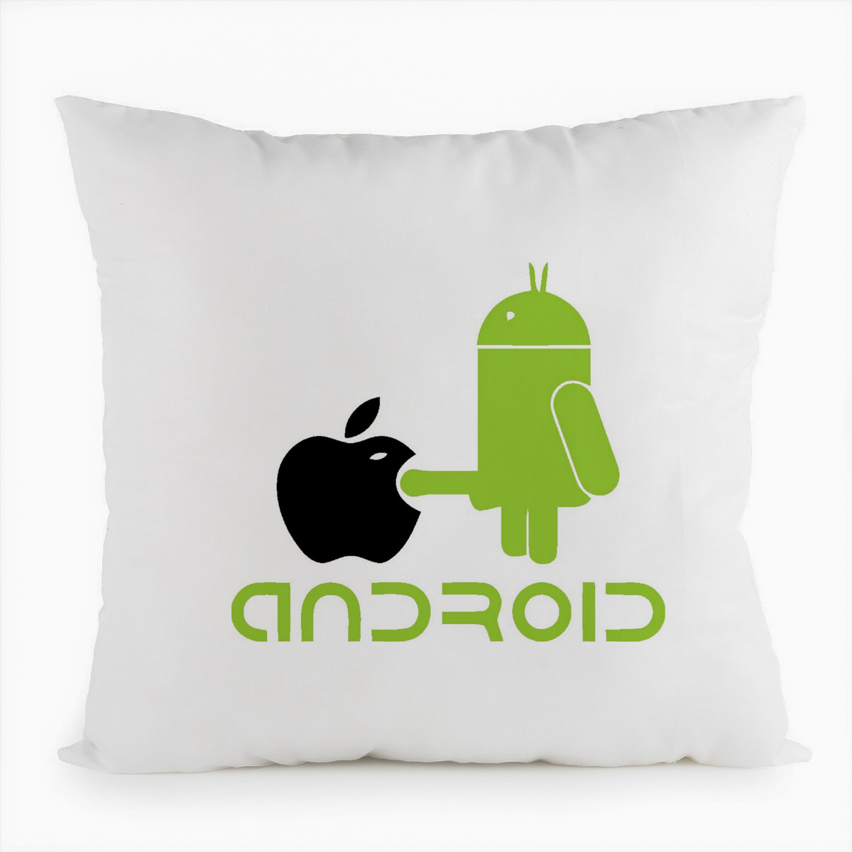 

Подушка белая CoolPodarok android (андройд)