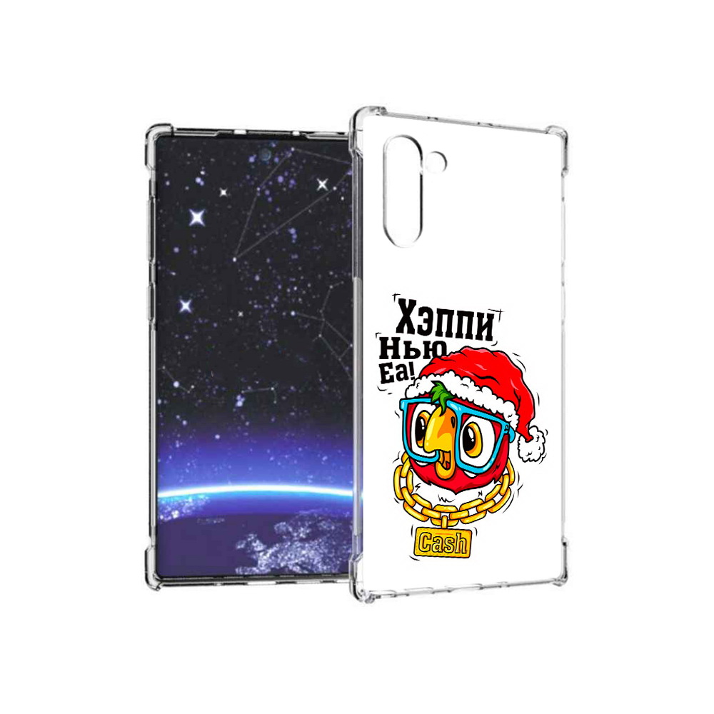 

Чехол MyPads Tocco для Samsung Galaxy Note 10 Хэппи нью еа (PT135782.511.196), Прозрачный, Tocco